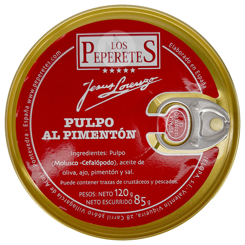 PULPO AL PIMENTÓN RO-120 120gr.